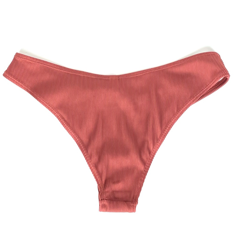🌸Shein Swim Bikini Thong Bottoms Stretch 1216 - Picture 2 of 5